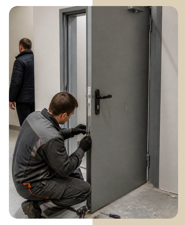 Ремонт противопожарной двери в Костроме по цене 6636 р. | ДвериЛегко-Кст